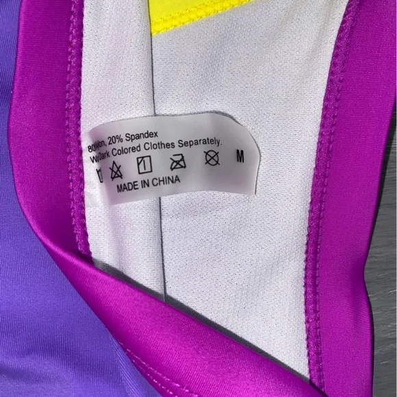 NWOT SHEIN Color Block Bikini Size Medium - Picture 2 of 3